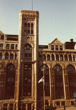 Photo of Windsor Station in Montreal with CP Archives in turret.