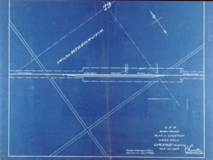 Image of 1910 survey plat.