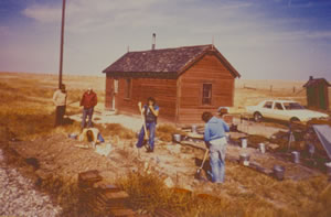 Photo of archaeological crew from John Brumley and Associates.